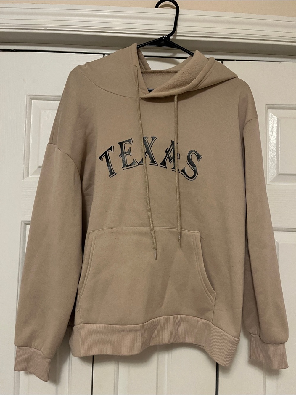 Texas Graphic Hoodie in Beige